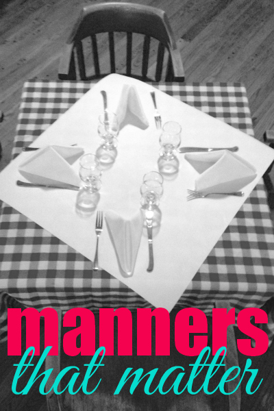 Manners That Matter