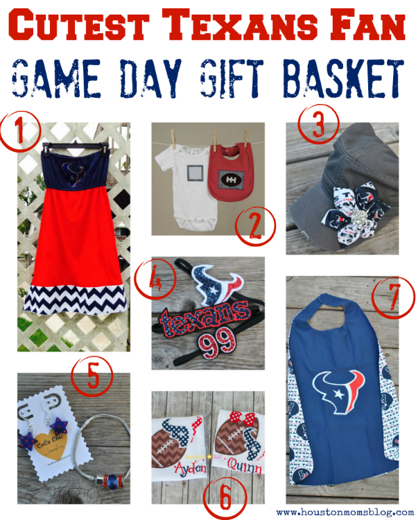 Cutest Texans Fan Game Day Gift Basket