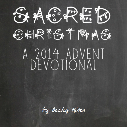 Sacred Christmas Devotional 2014