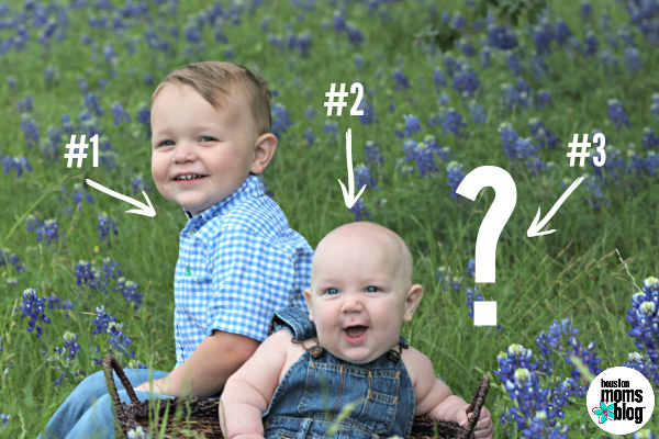Two smiling young boys labeled number 1 and number 2 and a question mark labeled number 3. Logo: Houston moms blog.