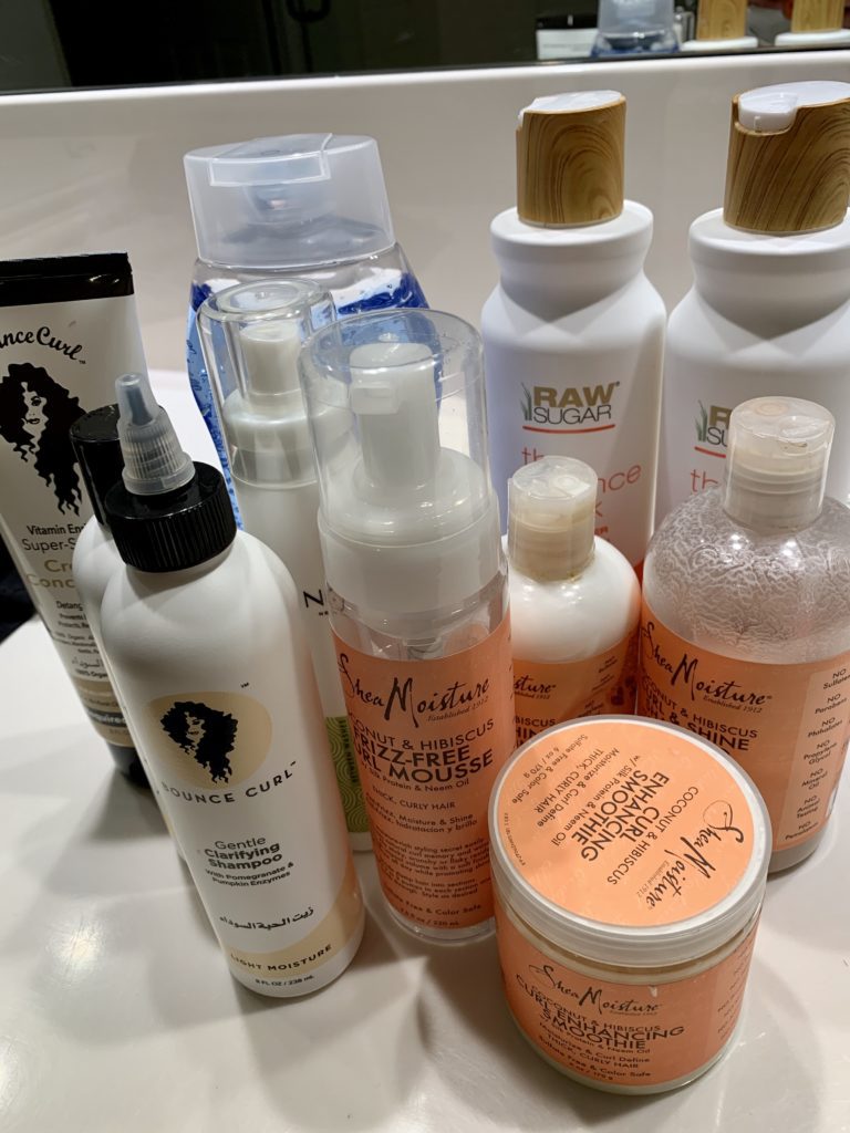 10 haircare products. 