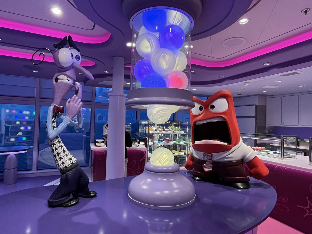 Inside Out room on Disney Wish