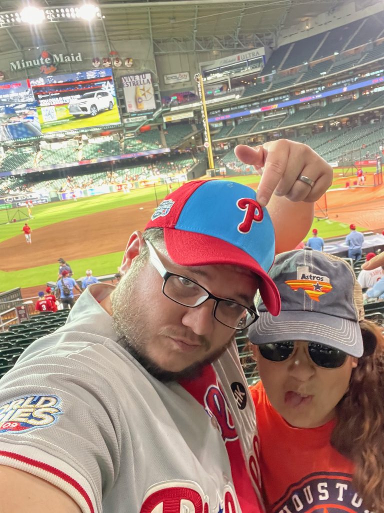 Astros and Phillies fans